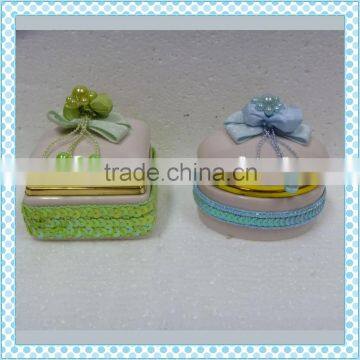 2015 hot selling ceramic hinged box for jewelry