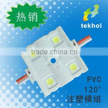 Red color 1w 5050 4 chips led module with IP67