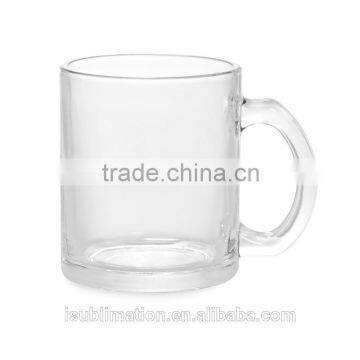 Blank glass mug for sublimation