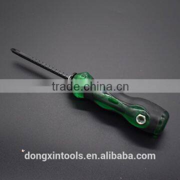 two-way screwdriver with the PVC handle material