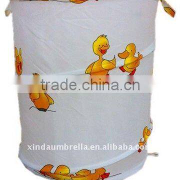 Nylon Folding Fabric Laundry Hamper/Folding Laundry Basket