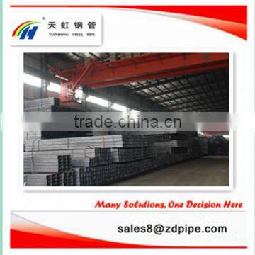 1.3mm thick Chinese factory price black square steel pipe