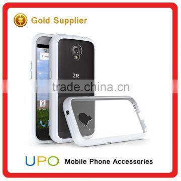 [UPO] Smart Transparent TPU Bumper Acrylic Plastic Hard Back Cover Phone Case for ZTE Allstar LTE Z819 photo-5
