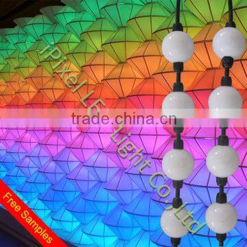 IPixel LED 50mm High Lumen Ws2801rgb Led Pixel Round Ball String in Holiday Lighting photo-2