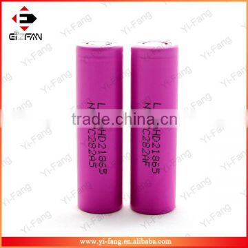 china e bike battery D2 18650 li-ion battery 2000mah 20A rechargeable 3.6 volt battery