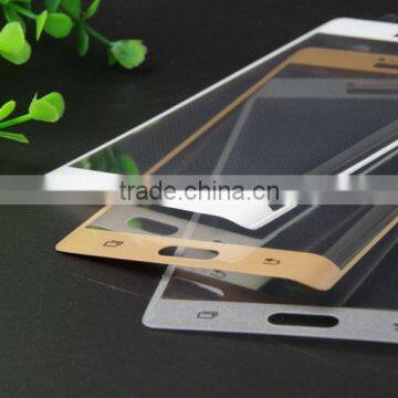 Edge to edge 0.26mm Ultrathin Asahi glass for samsung note edge screen protector 9H tempered glass