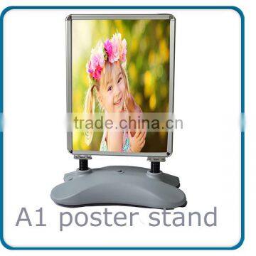 aluminum outdoor double side poster board stands, poster display stand