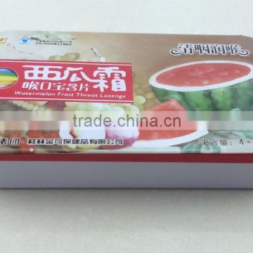 Dongguan high quality sliding lid tin can/mint tin /tinplate packing for mint