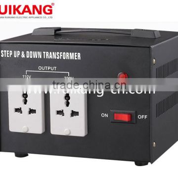 Output 110V/220V ST-750VA step up voltage transformer