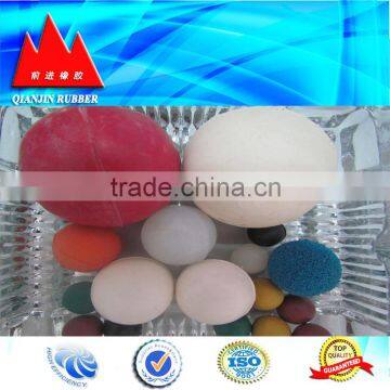 vibrating screen sieve cleaning white solid rubber ball