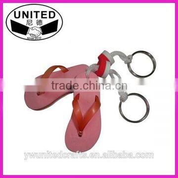 Custom logo rubber keychain maker/soft pvc keyring