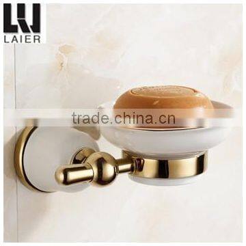 2015 new design ceramic bathroom accessories set soap holder 11639