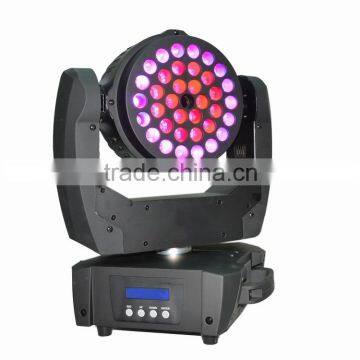 200mw green laser 36*10W led moving head rgbw wash light