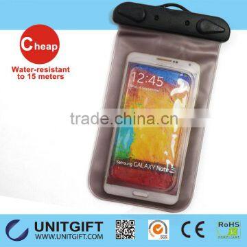 Hot new products waterproof cell phone cases, mobile phone PVC waterproof bag for promotional gift