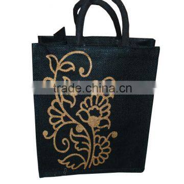 Printed Jute Shopping Bag