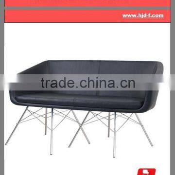 Modern lobby sofa,double seat sofa for hotel,double seat sofa