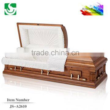 best selling nice casket lining with golden handle