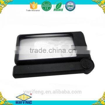 Hot Sale 3X Foldable Desktop Handheld Reading Magnifier With 2 LED Magnifying Glass photo-3