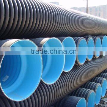 Light weight pe drain pipe used hdpe material plastic pipe for drainage