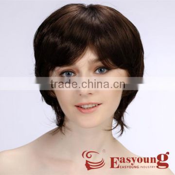 Synthetic wigs short hair , old ladies hair styles wigs