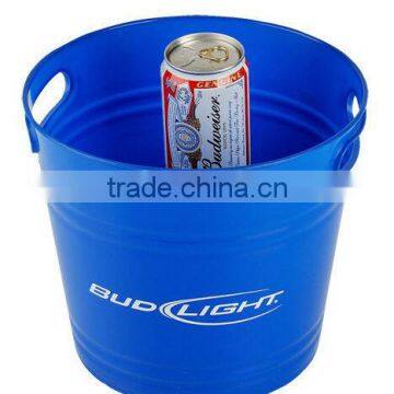 Factory Cheap promotion beer ice bucket 6L plastic PP wine ice bucket