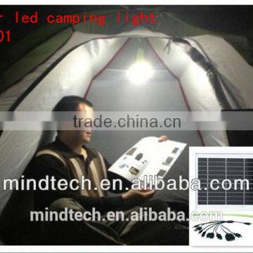 3w solar panel 3w led lamp solar camping tent lighting