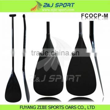 2016 Full Carbon Fiber with Single Bent Shaft Outrigger Canoe Paddle of the Largest Paddle Manufacture in China