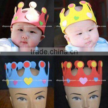 Wholesale Kids Foam Crowns/ Kids Novelty Hats/Birthday Party Favors/Foam Crowns / Headware