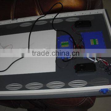 2016 Carton Fair Displayed New Designs Touch Switch Led Bathroom Defogger Mirror With Bluetooth / Speaker / Time Functions photo-5