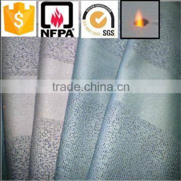 2016 hot sale hih quality 100% fire retardant polyester yarn dyed