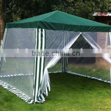 Pavillion tent with net/ mesh sidewalls