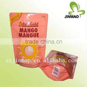 Custom design design of snack food packaging bags/sugar packaging pouch with zipper