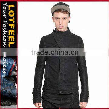 Motorcycle denim Jacket Guangzhou Supplier unique motorcycle jackets trendy motorcycle jacket(LOTJ212)