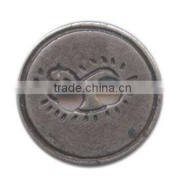 2014 antique metal button