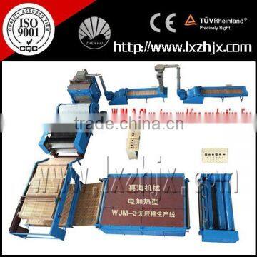 Hot Sale Nonwoven Glue Free Hot Melt Glue Wadding Production Line For Quilts WJM-3