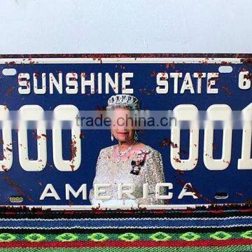 wall decor car license plate