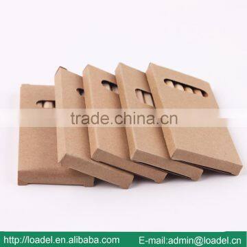 6pcs 3.5 Inch Brown Paper Box Gift Pencil photo-4
