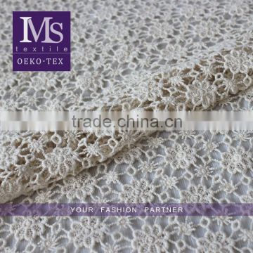 HY846 New Arrived Eco-friendly Embroidery chemical lace cotton fabric