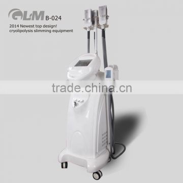 Two handles Vacuum Cryoprobe Fat Frozen Beauty Salon Equipment for Sale