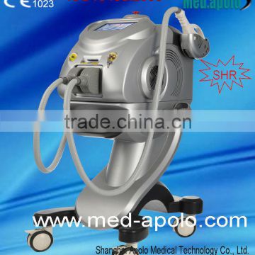 Portable IPL hair epilator and skin rejuvenation machine