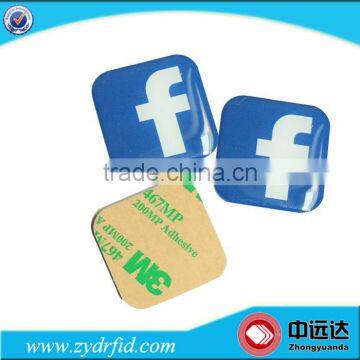 Custom Epoxy Sticker With Ferrite Anti-metal 13.56mhz photo-2