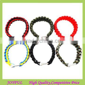 wholesale new pattern custom survival paracord bracelet