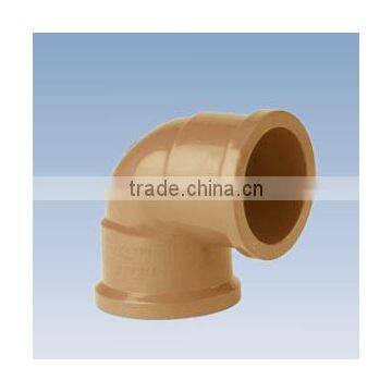 PVC 90 degree pipe elbow fitting for sale