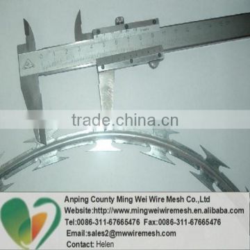 Razor wire fencing Security razor wire made in China(Anping factory)