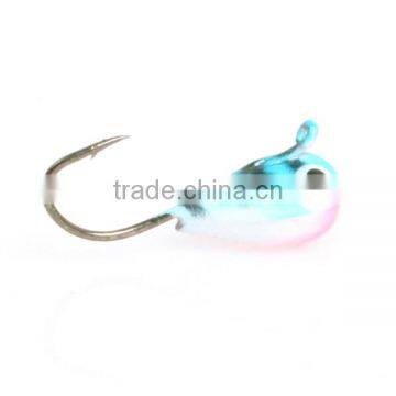 Rain drop tungsten fishing ice jigs