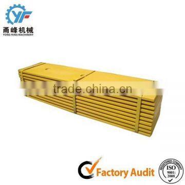 Construction machinery parts bolt on scraper cutting edges scraper blades 3062