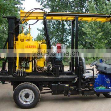Three wheels protable core drilling rig for 100m and 200m 7