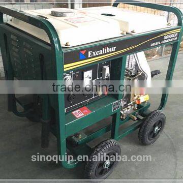 5.5kva Portable Air Cooled Open-Frame Diesel Generator Price photo-2