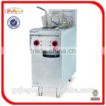 Vertical Stainless Steel Electric 2 tank 2 baskets Deep Fryer DF-28