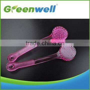 long handle bath brush,plastic massage bath brush, bath and body brushes